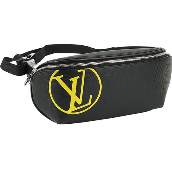 Louis Vuitton Bum Bag Epi Black Pochette Mini Waist Bag - Picture 1 of 6